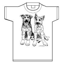 T-Shirt White German Shepherd Puppies