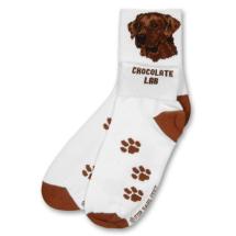 Labrador Chocolate Head Socks