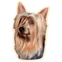 Silky Terrier Sticker Head