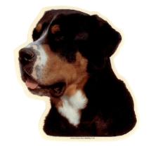 Greater Swiss Mounatin Dog Sticker Head