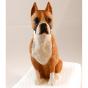 Boxer Fawn Cropped Ears Figurine