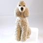 Poodle White Figurine