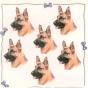 German Shepherd N°3 Mini Stickers