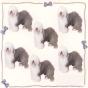 Old English Sheepdog Mini Stickers