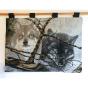 Eyes In The Mist Tapestry Wall Hanging