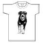 T-Shirt White Rottweiler