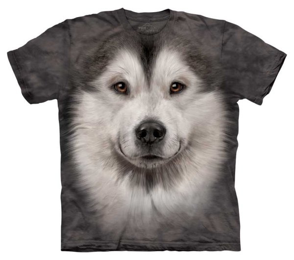 Alaskan Malamute Big Face T-Shirt
