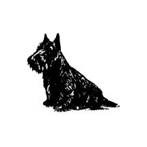Tampon Scottish Terrier Assis