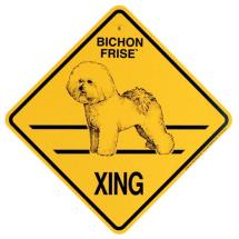 Plaque Crossing Bichon Frisé