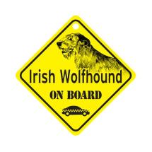 Irish Wolfhound On Board