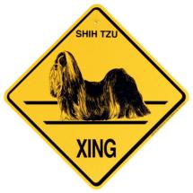Plaque Crossing Shih Tzu