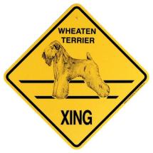 Plaque Crossing Soft Coated Wheaten Terrier