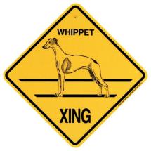 Plaque Crossing Whippet