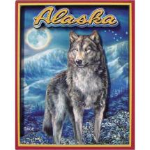 Magnet Relief Loup - Alaska Wolf