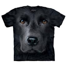 T-Shirt Labrador Noir Big Face