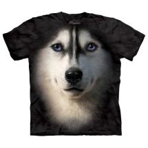 T-Shirt Husky Siberien Big Face