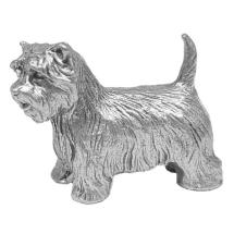 Miniature En Etain West Highland Terrier