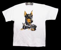 T-Shirt Dobermann Oreilles Coupées