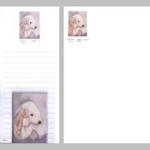 Papier A Lettres Bedlington Terrier