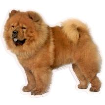 Autocollant Chow Chow Roux Corps 1