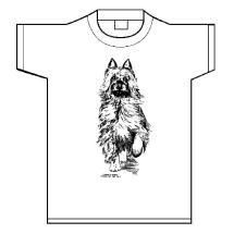 T-Shirt Blanc Silky Terrier