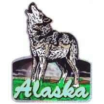Autocollant Loup Alaska