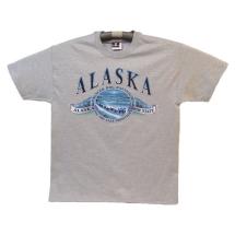 T-Shirt Sled Dog Ovale Alaska