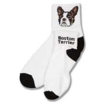 Chaussettes Boston Terrier Tete