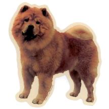 Autocollant Chow Chow Roux Corps 2