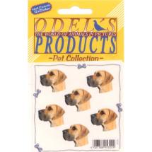 Mini Stickers Dogue Allemand Oreilles Longues N°1