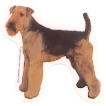 Autocollant Airedale Terrier N°2