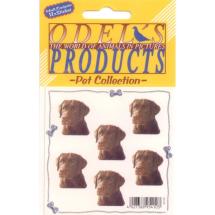 Mini Stickers Labrador Chocolat