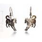 Boucles D'Oreilles Loup Wolf Playing