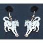 Boucles D'Oreilles Loup Wolf Playing