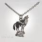 Pendentif Loup Small Howling Wolf