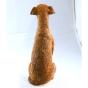 Statuette Greyhound Fauve