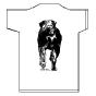 T-Shirt Blanc Rottweiler