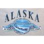 T-Shirt Sled Dog Ovale Alaska