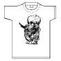 T-Shirt Blanc Dandie Dinmont Terrier